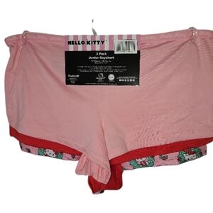 Hello Kitty 3 pk Jr Boy short Panties Sz LG